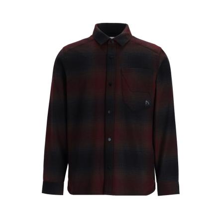 Chasin' CHASIN Overhemd Axel Mick bordeaux / zwart