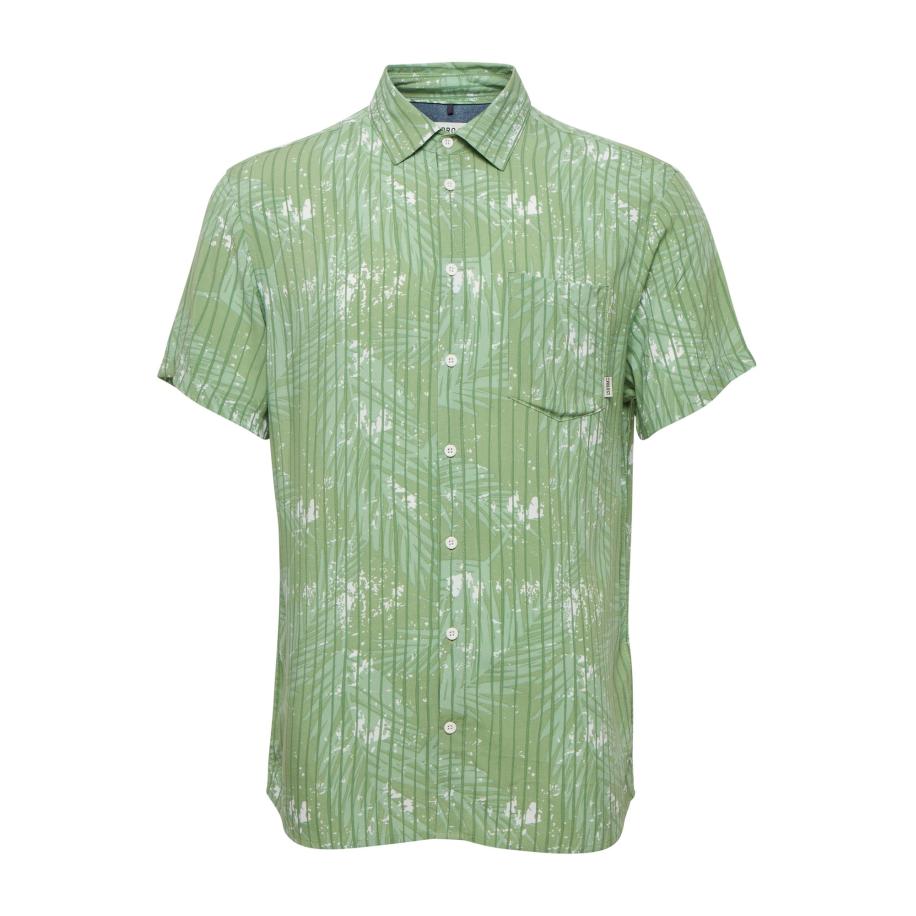 11 Project 11 Project Overhemd Barba groen / wit -