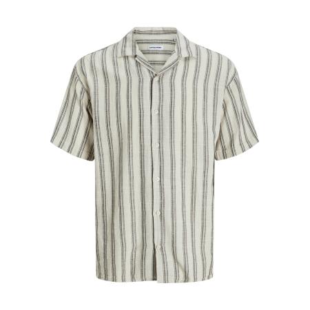 Jack & Jones JACK & JONES Overhemd JJEEnzo ecru / zwart