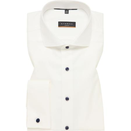 ETERNA Cover Shirt Overhemd beige, Effen