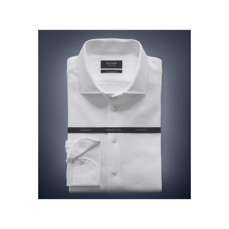 OLYMP SIGNATURE Flanellen Overhemd wit, Effen