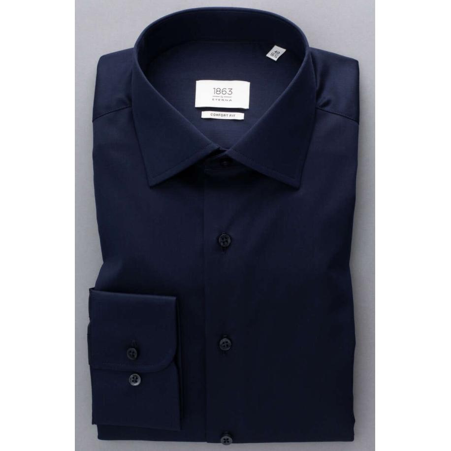 ETERNA 1863 Overhemd ML7 (72CM+) marine Blauw