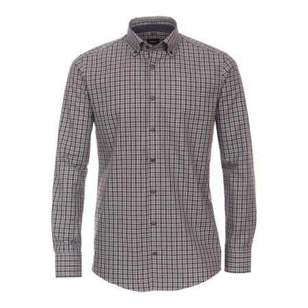 Venti Overhemd blauw, Ruit