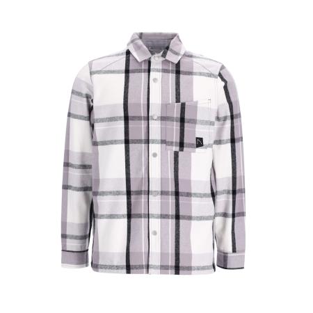 Chasin' CHASIN Overhemd Axel Mick grijs / pastellila / wit