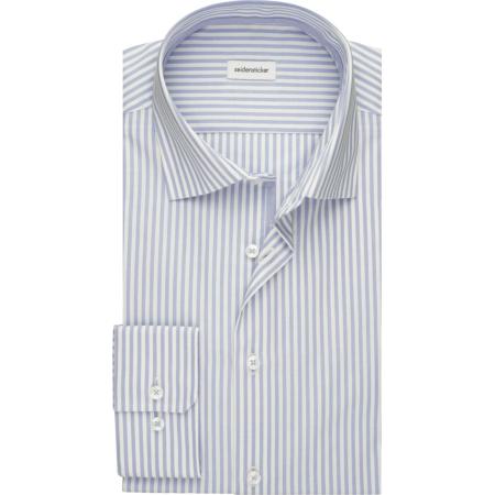Seidensticker Overhemd blauw, Gestreept
