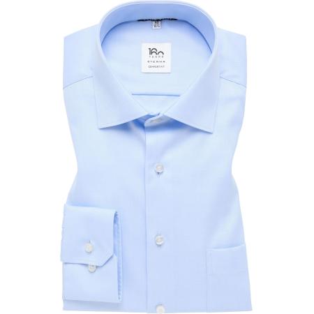 ETERNA Cover Shirt Overhemd lichtblauw, Effen