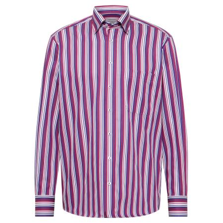 Eterna ETERNA Zakelijk overhemd donkerblauw / grenadine / wit