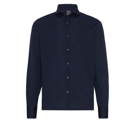 Boggi Milano Boggi Milano Overhemd Filo Di Scozia marine