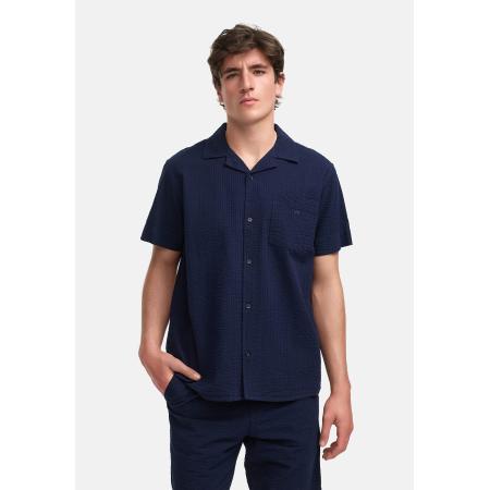 Kronstadt Kronstadt Overhemd KSArlin donkerblauw