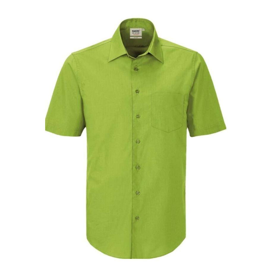 HAKRO Overhemd Korte mouw kiwi Groen