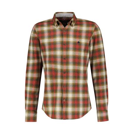 Lerros LERROS Overhemd bruin / zwart / wit