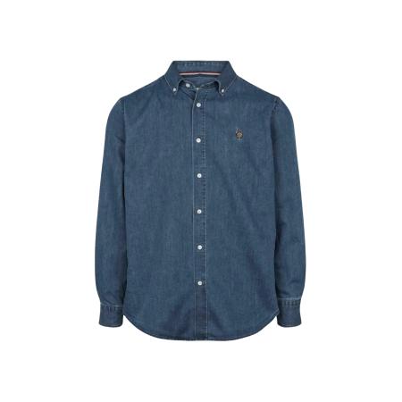 U.S. Polo Assn. U.S. POLO ASSN. Overhemd Craig blauw denim