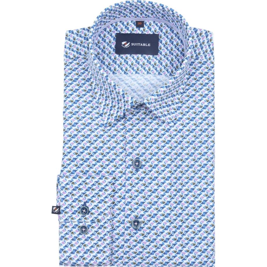 Suitable Overhemd Royal Opt Multicolour Multicolor