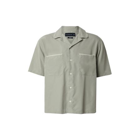 Abercrombie & Fitch Abercrombie & Fitch Overhemd pastelgroen / wit