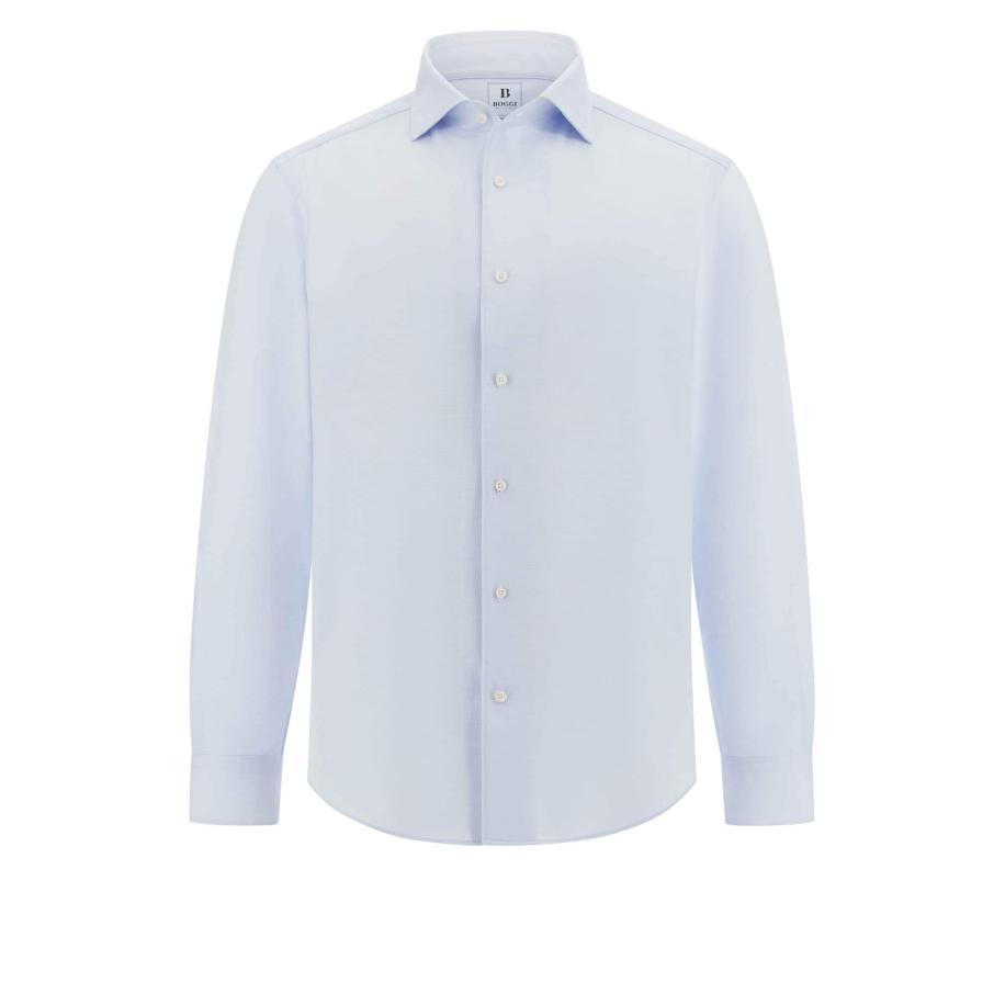 Boggi Milano Overhemd lichtblauw Blauw