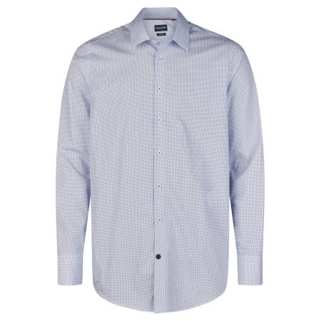 HECHTER PARIS HECHTER PARIS Overhemd lichtblauw / wit