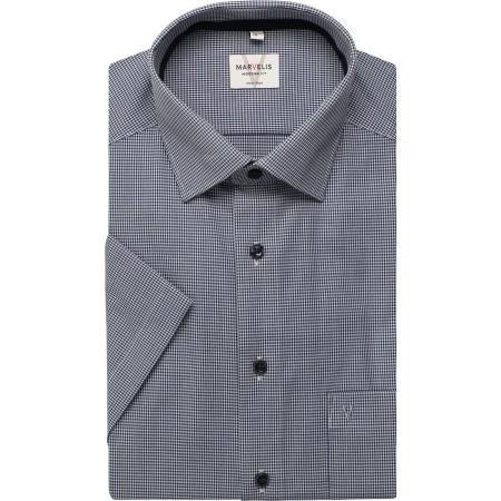 Marvelis Overhemd Korte mouw marine