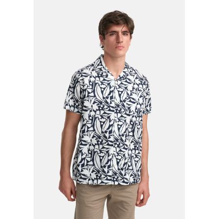 Kronstadt Kronstadt Overhemd KSWells zwart / wit