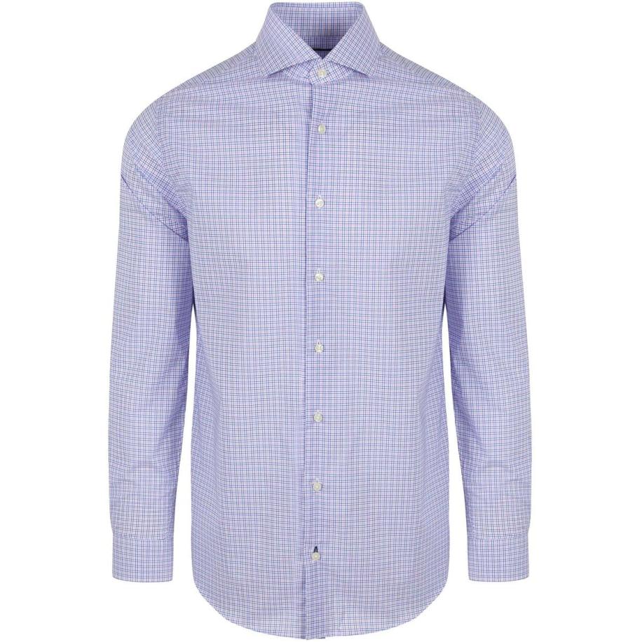 Steppin' Out Overhemd Ruiten Blauw Roze Roze