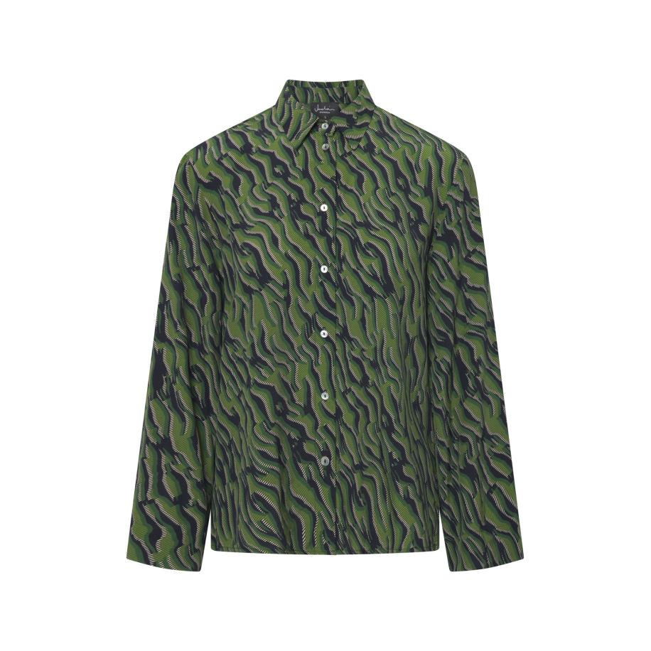 Jascha Stockholm Jascha Stockholm Blouse New Wide beige / groen / zwart -