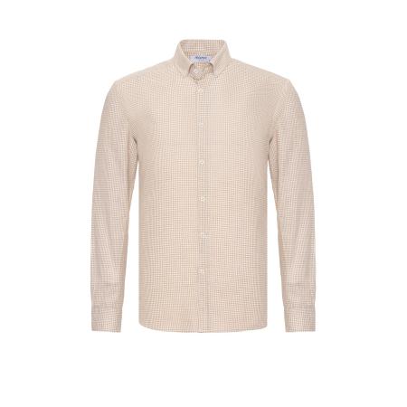 Moxx Paris Moxx Paris Overhemd bruin / wit