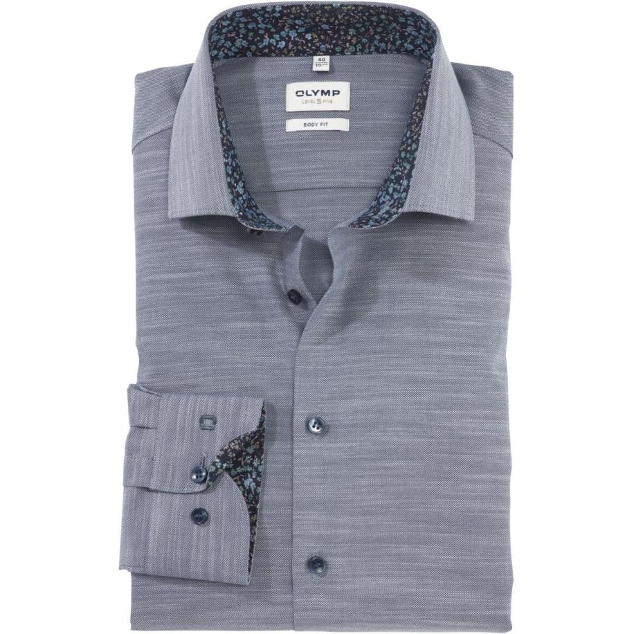 OLYMP Level Five Overhemd ML6 (vanaf 68 CM) marine Blauw