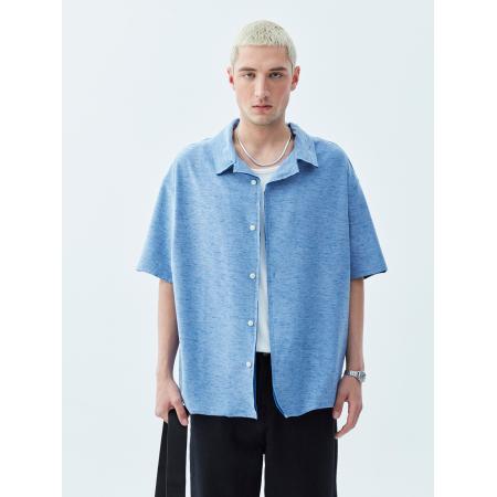 VAMOS CLO Overhemd indigo / lichtblauw