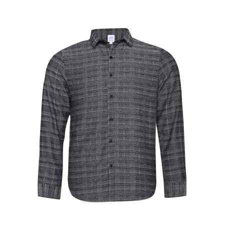 Campus Sutra Overhemd Temple grijs / wit