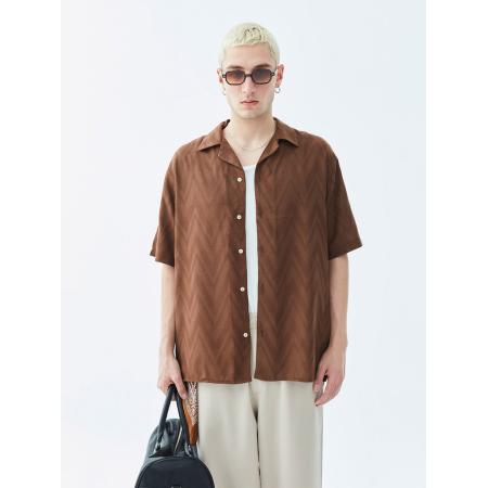 VAMOS CLO Overhemd bruin