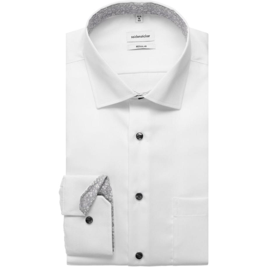 Seidensticker Overhemd ML6 (vanaf 68 CM) wit Wit