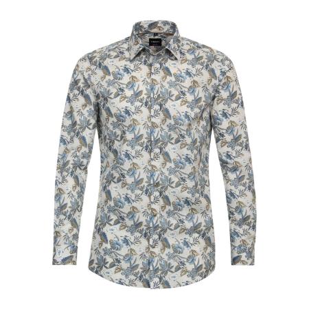 Venti Overhemd bruin, Print
