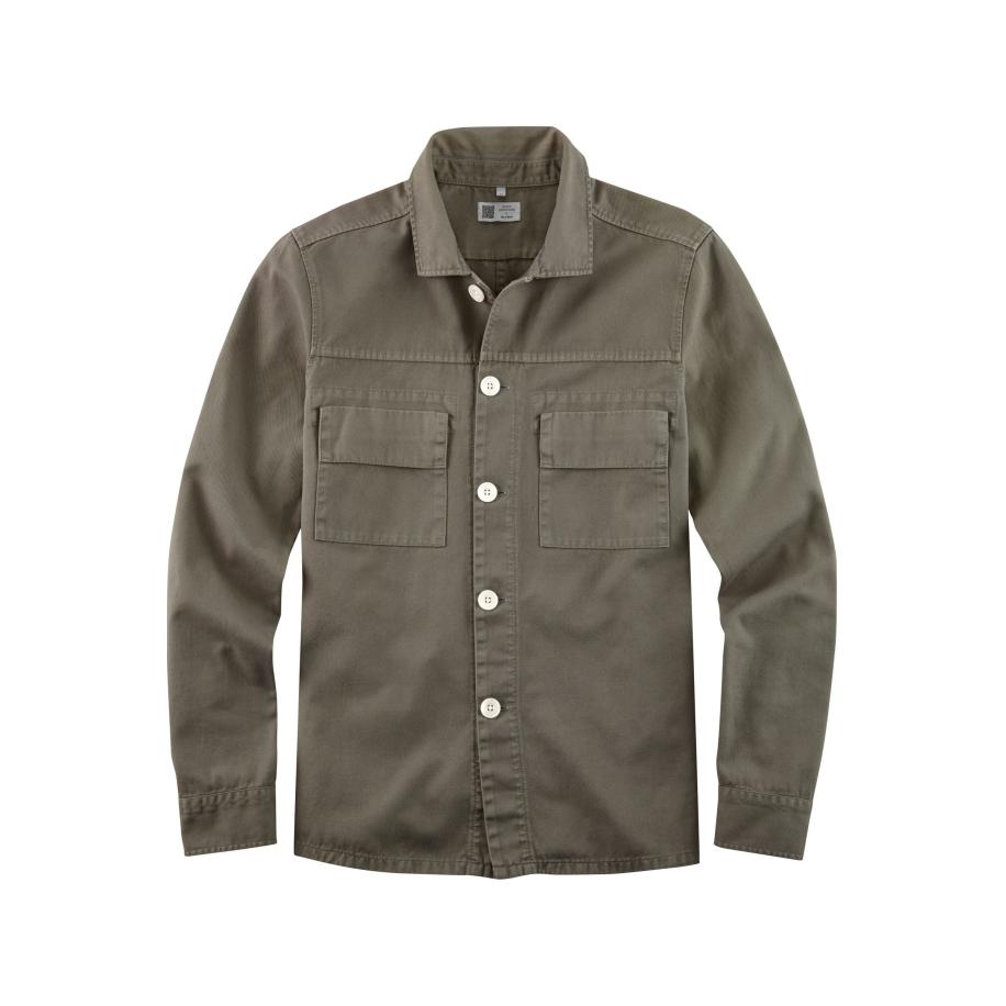 OLYMP x Boris Herrmann Overshirt groen, Effen Groen