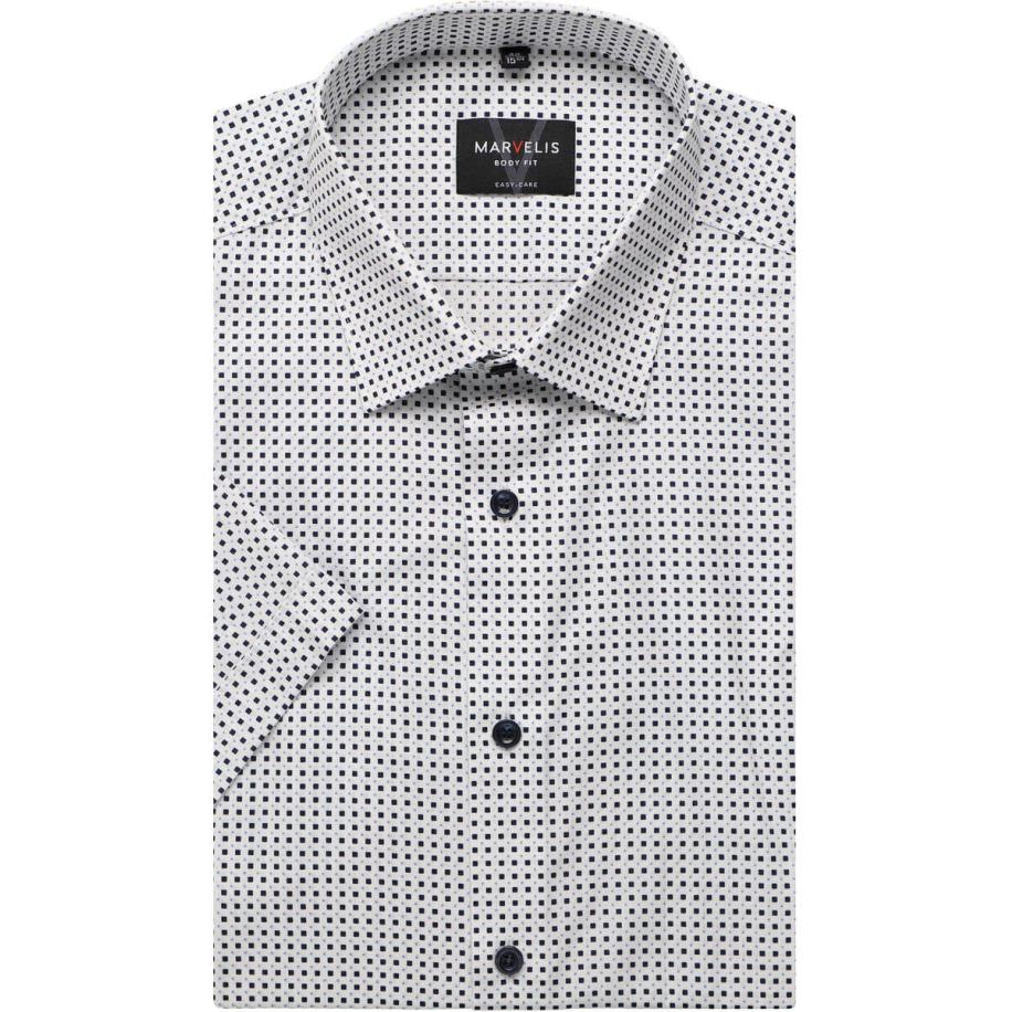 Marvelis Overhemd Korte mouw blauw Blauw