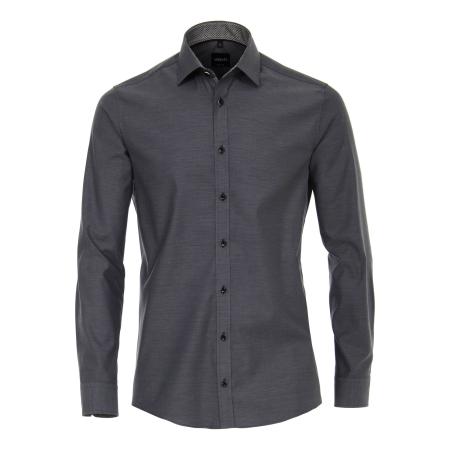 Venti Overhemd antraciet, Effen