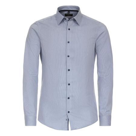 Redmond Overhemd blauw, Effen