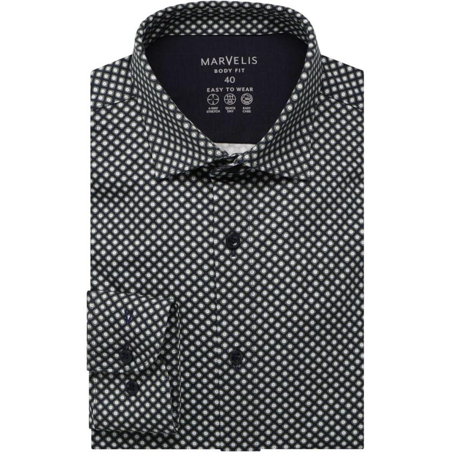 Marvelis Performance Jersey shirt olijf, Bedrukt Groen