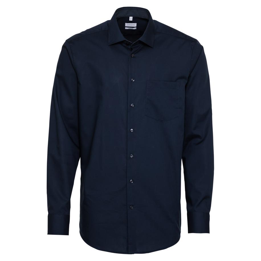Seidensticker SEIDENSTICKER Zakelijk overhemd Modern nachtblauw -
