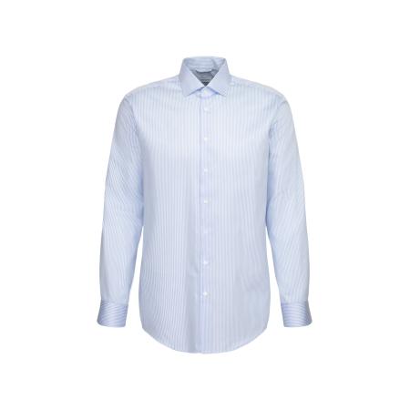 Seidensticker SEIDENSTICKER Zakelijk overhemd blauw denim / wit