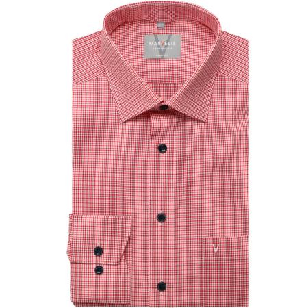 Marvelis Overhemd rood, Ruit