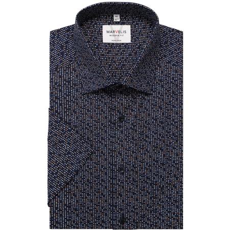 Marvelis Overhemd Korte mouw oranje