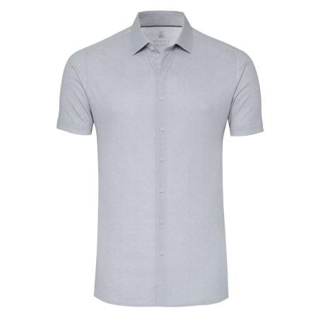 Desoto Jersey shirt grijs, Effen
