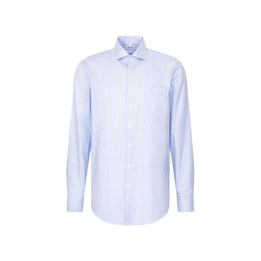 Seidensticker SEIDENSTICKER Overhemd lichtblauw / wit -