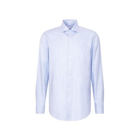 Seidensticker SEIDENSTICKER Overhemd lichtblauw / wit