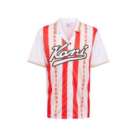 Karl Kani Karl Kani Overhemd crème / oranje / rood / wit