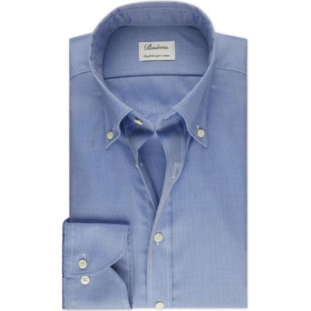 Stenströms Overhemd blauw, Effen