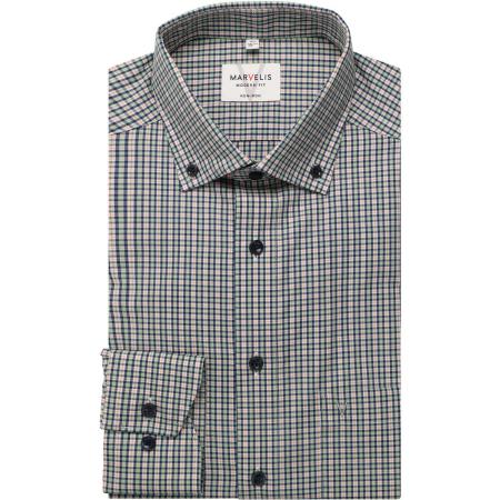 Marvelis Overhemd groen, Ruit