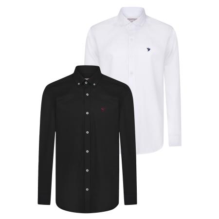 Felix Hardy Felix Hardy Overhemd blauw / donkerrood / wit