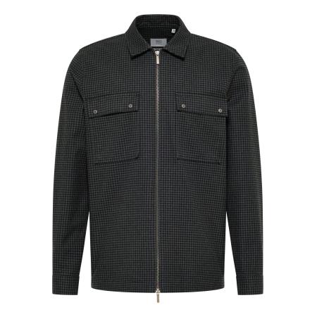 ETERNA 1863 Flanellen Overhemd antraciet, Ruit