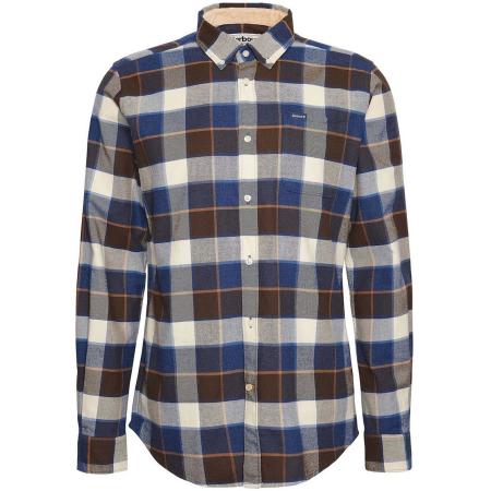 Barbour Valley Overhemd Ruit Bruin Blauw