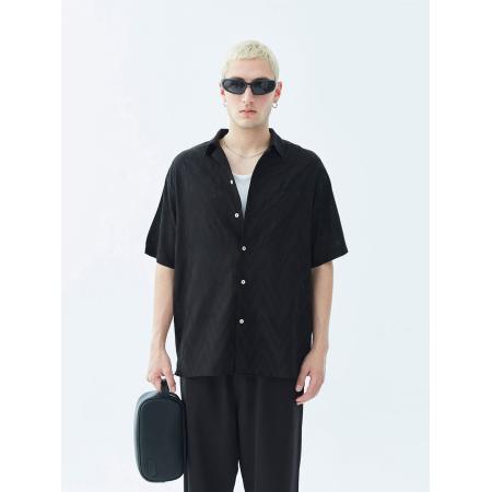 VAMOS CLO Overhemd zwart